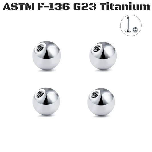 G23 Titanium External Thread Ball