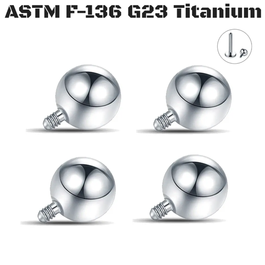 G23 Titanium Internal Thread Ball