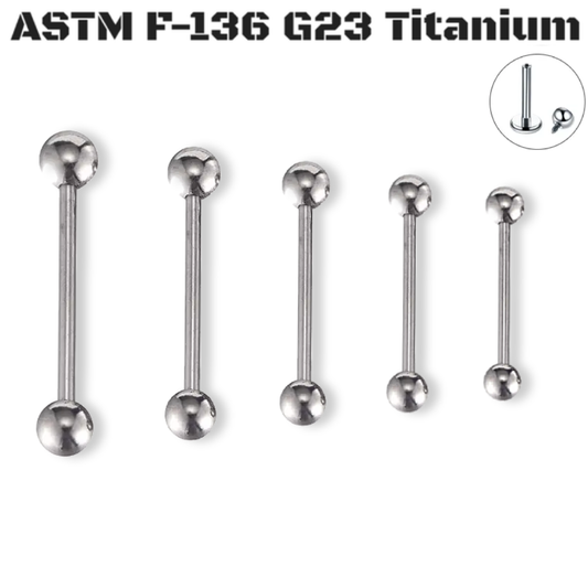 14G G23 Titanium Internal Barbell